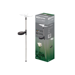 Светильник СС "Бабочка" на солнечных батареях, сталь, меняет цвет, SQ0330-0110