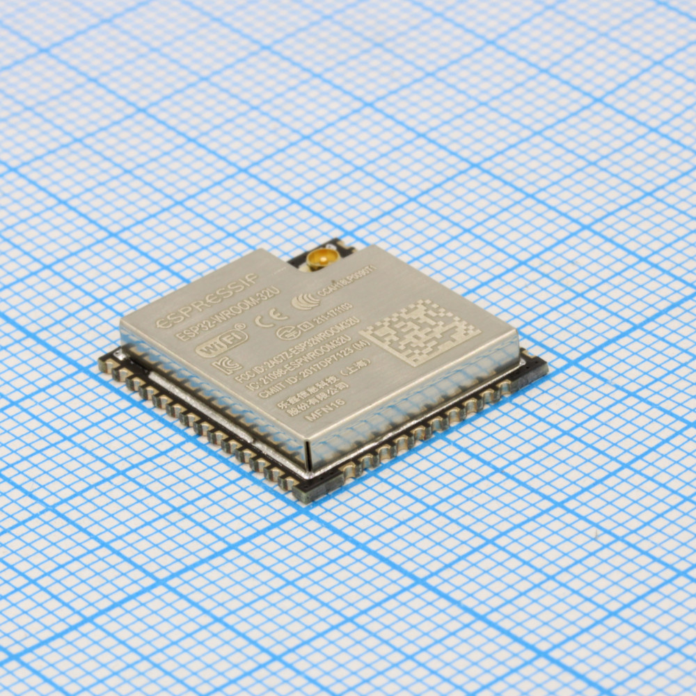 Изображение товара Модуль ESP32-WROOM-32U-N16 Wi-Fi + Bluetooth от Espressif