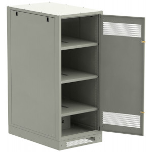 LINEA B Шкаф (пустой) 1450х600мм дверь метал. сер. LB35-14H69-M