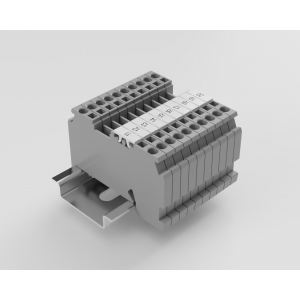 Маркировка (полоска) ZB4-10P-19-16Z(H), Кассета с маркировочными шильдиками, для клемм сечением 1,5 мм.кв., верхняя, 10 шильдиков, нанесенные символы: 1...10, с горизонтальным расположением, размер шильдика: 3,65 x 10,7 мм, цвет: белый