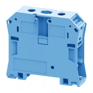 Проходная клемма CTS50/70NABU, Проходная клемма, тип фиксации провода: винтовой, номинальное сечение: 70 мм кв., 192A, 1000V, ширина: 20 мм, цвет: синий, тип монтажа: DIN35