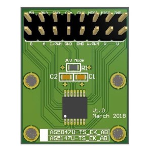 AS5X47U-TS_EK_AB, Инструменты разработки магнитного датчика AS5x47U Adapter Board