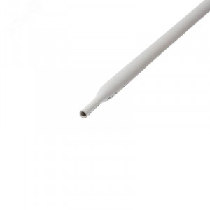 Трубка термоусадочная ТУТ нг 4,0/2,0 серая, термоусаживаемая трубка в метровой нарезке, не поддерживает горение