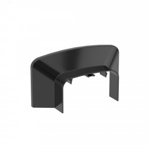 Ввод в стену/потолок 90х50 мм, черный 09507A