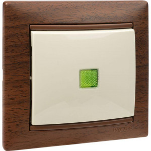 Выключатель 10A подсв СЛНК VLN 774310