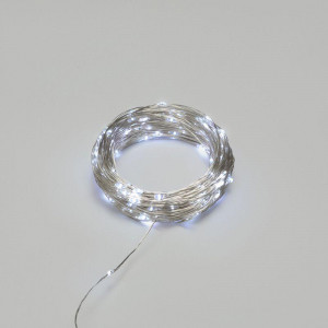 Гирлянда светодиодная "Роса" 30м 300LED бел. 3.6Вт IP44 с трансф. 303-215