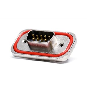 MDBRE09PMAN0, Стандартные соединители D-Sub  Rugged D-sub solder cup