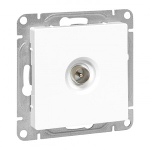 Механизм розетки TV, одиночная, белый Эпика EKF UP1-SOW-TV-1