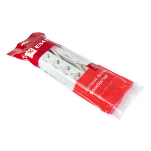 Сетевой фильтр 6*3м 10А/2,2 кВт с выкл. c/з ПВС 3х0,75 Блокбастер PROxima UFP10-375-6-03