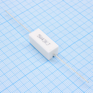 SQP50043KJBP, Резистор керамический цементный аксиальный (SQP) 5Вт 43кОм ±5%