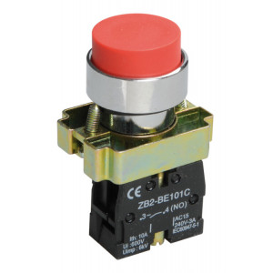 Кнопка управления LAY5-BL41 без подсветки красная 1з BBT70-BL-K05