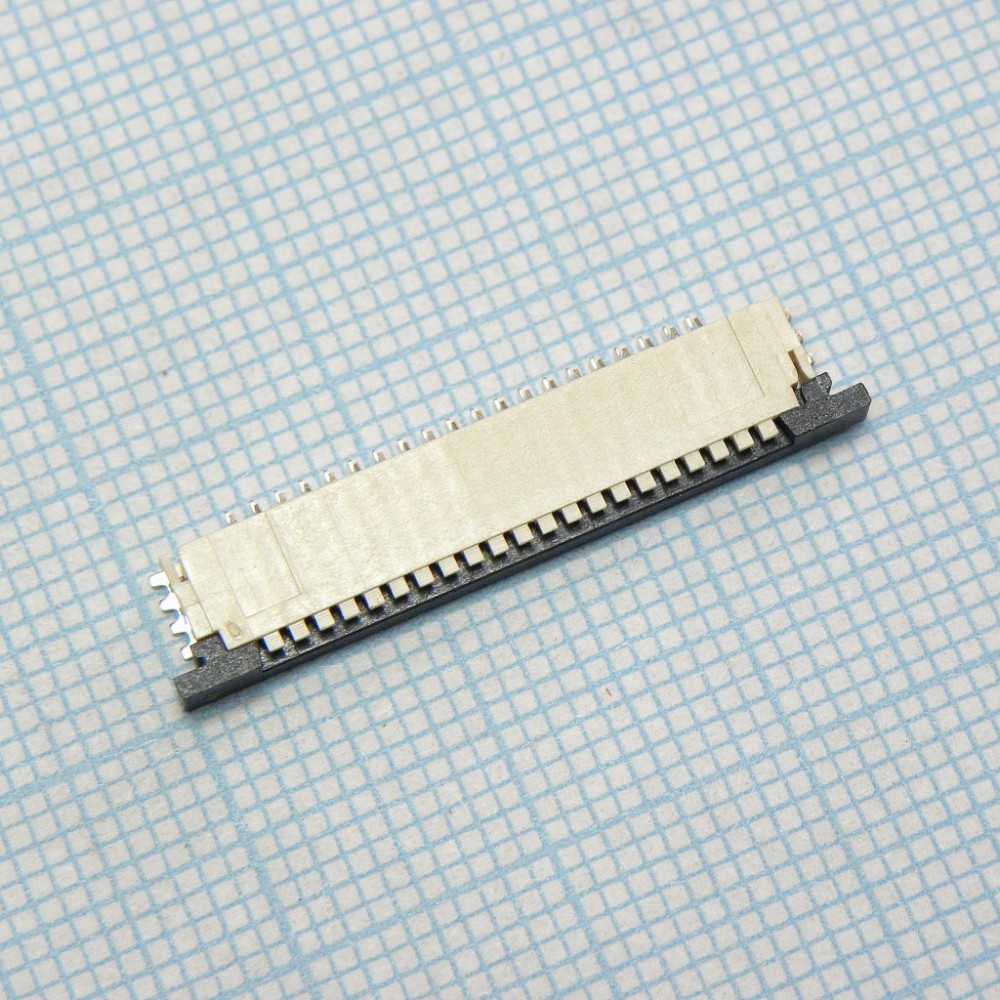 Изображение товара FFC / FPC разъем 1 мм 20 контактное гнездо серия FPC поверхностный монтаж