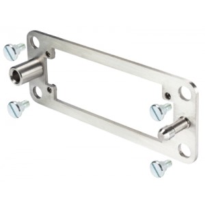 Рамка Revos Size 24, Рамка для установки контактных вставок REVOS, с направляющими, Size 24, сталь