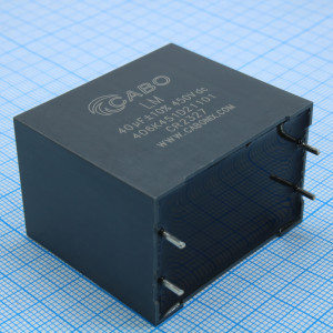 406K451D21101, Конденсатор металлоплёночный полипропиленовый 40 мкФ 10% 450 В dc, 25 A, 42*28*37 мм, p=37.5 мм