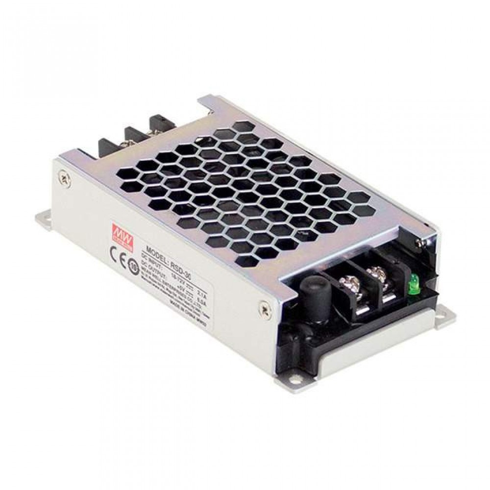 Изображение товара DC-DC преобразователь 60 Вт, 24 В, вход 40-160 В, изоляция 4000 В, компактный корпус