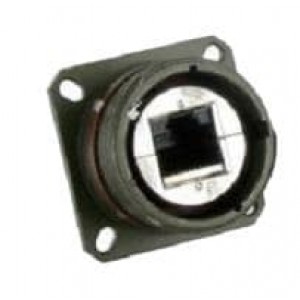 RJFTV62A1N, Модульные соединители / соединители Ethernet Cat6 RJ45 SQ Flange REC Nickel