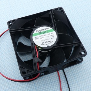 MF80252V1-1000U-A99, Вентилятор 24В 80x25 V 3200об/мин 69,6м3/час, 33дБ