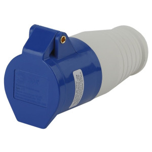 Розетка переносная 213 2Р+РЕ 16А 220В IP44 (10/120/2160) Б0032861