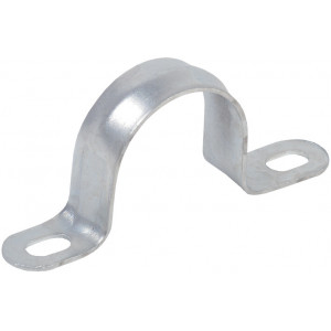 Скоба крепежная двухлапковая d14-15мм метал. CMAT11-14-100