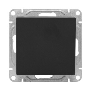 Механизм выключателя, одноклавишный, перекр-стный, ч-рный Эпика EKF UP1-SWB-12