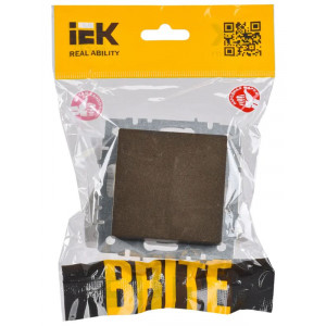 Выключатель проходной 1-кл. СП BRITE ВС10-1-6-БрТБ 10А бронза BR-V12-0-10-K45