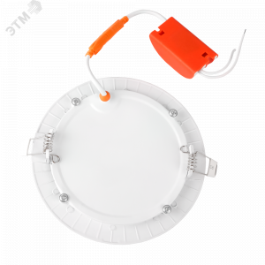 Светильник светодиодный PPL-R WH 6Вт 6500К IP40 d120мм ДВО встраив. ультратонкий кругл. 5008489A