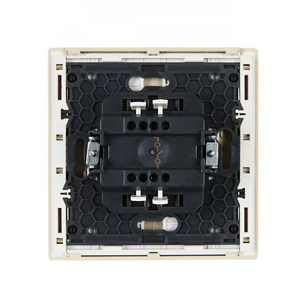 Изображение товара Выключатель FORTE&PIANO 1-клавишный 10А бежевый IEK FP-V10-0-10-1-K10