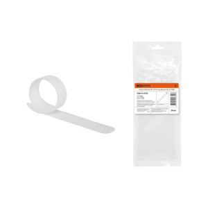 Хомут-липучка ХЛ 12х135 мм белый (20 шт) SQ0515-0702