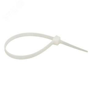 Хомут кабельный 4.8х180 нейл. бел. (уп.100шт) plc-c-4.8x180