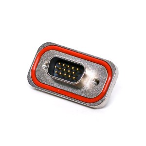 MDBRE15PMAN0, Соединители с высокой плотностью контактов D-Sub Rugged D-sub solder cup