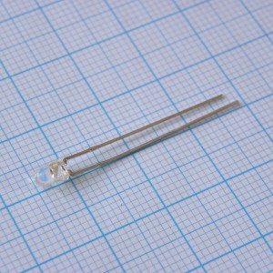 L-7104NC, Светодиод 3мм/оранжевый/602нм/15-40мкд/прозрачный/34°