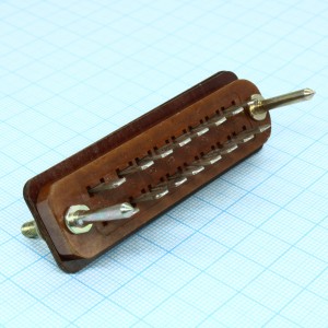 РП14-16 Л вилка, Соединитель  низкочастотный, прямоугольный, внутреннего монтажа