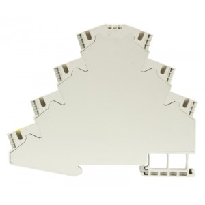 Этажная клемма WKF 4 3D/SL/35, Этажная клемма, 3 этажа, для подлкючения эл.двигателя, тип фиксации провода: пружинный, номинальное сечение: 4 мм кв., 28A, 800V, ширина: 6 мм, цвет: серый, тип монтажа: DIN35