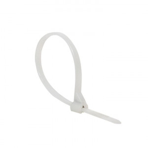 Хомут нейлоновый со стальным зубом (б), 3x100 (100шт) PROxima plc-fl-ctsbw-3x100