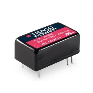 TEL 10-4822, Преобразователи постоянного тока в постоянный с изоляцией 10W 36-75Vin +/-12V +/-416mA Iso DIP16