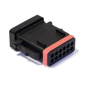 132015-0135, Автомобильные разъемы CTC 12-WAY PLUG BLACK, W/CAP