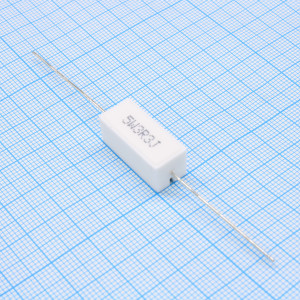 SQP5003R3JBP, Резистор керамический цементный аксиальный (SQP) 5Вт 3.3Ом ±5%