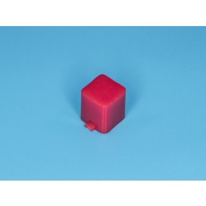 PSM1-K-1-R, Колпачок квадратный для мини кнопки, красный