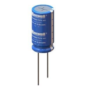 BCAP0005 P270 S01, Supercapacitors 2.7V, 5F, wire lead ESHSR-0005C0-002R7