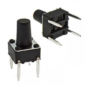KAN0612-0901B 6X6X9 MM, Кнопка тактильная KAN0612-0901B, 6x6x9 мм