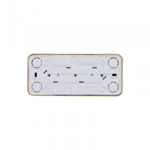 Розетка 3-м ОП Blanca 16А IP20 250В без заземл. без защ. шторок с изолир. пластиной ясень SE BLNRA000315