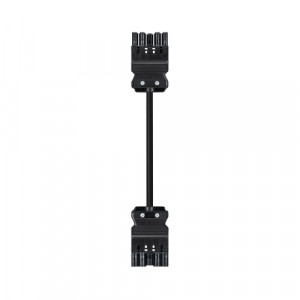 Кабельная сборка GST18I5K1BS 15 10SW, Кабельная сборка, оконеченная вилочным разъемом GST18i5, и розеточным разъемом GST18i5, 5 полюсов, длина кабеля: 1 метр, сечение жил кабеля: 5х1,5 мм.кв., номинальное напряжение: 250V / 400V, номинальный ток: 16А, цвет разъема: черный, цвет кабеля: черный