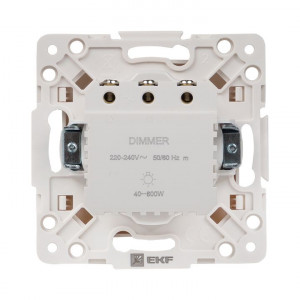 Механизм светорегулятора Стокгольм 600Вт 220В бел. PROxima EYD06-101-10