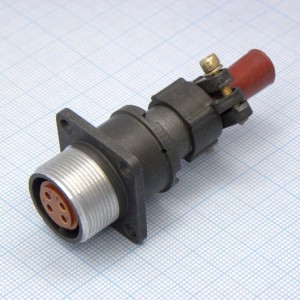 2РМДТ18БПН4Г5В1В, Соединитель  цилиндрический низкочастотный негерметичный