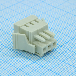 8EDGKG-3.5-03P-11-01A(H), Разъемный клеммный блок серия 8EDGKG шаг 3.5мм 03 контакт(-ов)