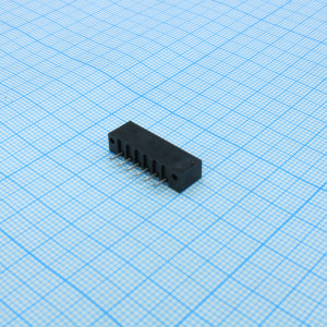 DS1020-06ST1D, FPC разъем для шлейфа на плату прямой 6pin, шаг 2.54мм
