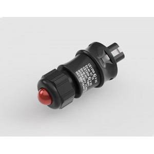 Индикатор RSTi Ex 2327002860, Индикатор, вилочный, 230V, цвет свечения индикатора: красный, цвет корпуса: черный