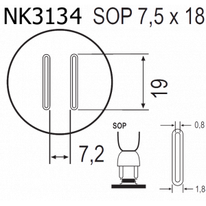 QUICK NK3134, Насадка для термофена в паяльных станциях серий Quick712, Quick713, Quick856AX, Quick856AE, Quick861DW, Quick861DE