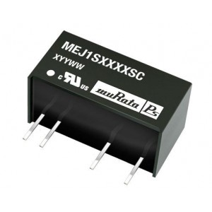 MEJ1S0303SC, Преобразователи постоянного тока в постоянный с изоляцией 1W Single 3.3Vin 3.3Vout 303mA 5.2KV