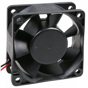 Y-Y6025H12S, Вентилятор 12В 60х60х25мм, V 4500об/мин., 0.71м3/мин, подшипник скольжения, тип вывода - провод (аналог JF0625S1H)